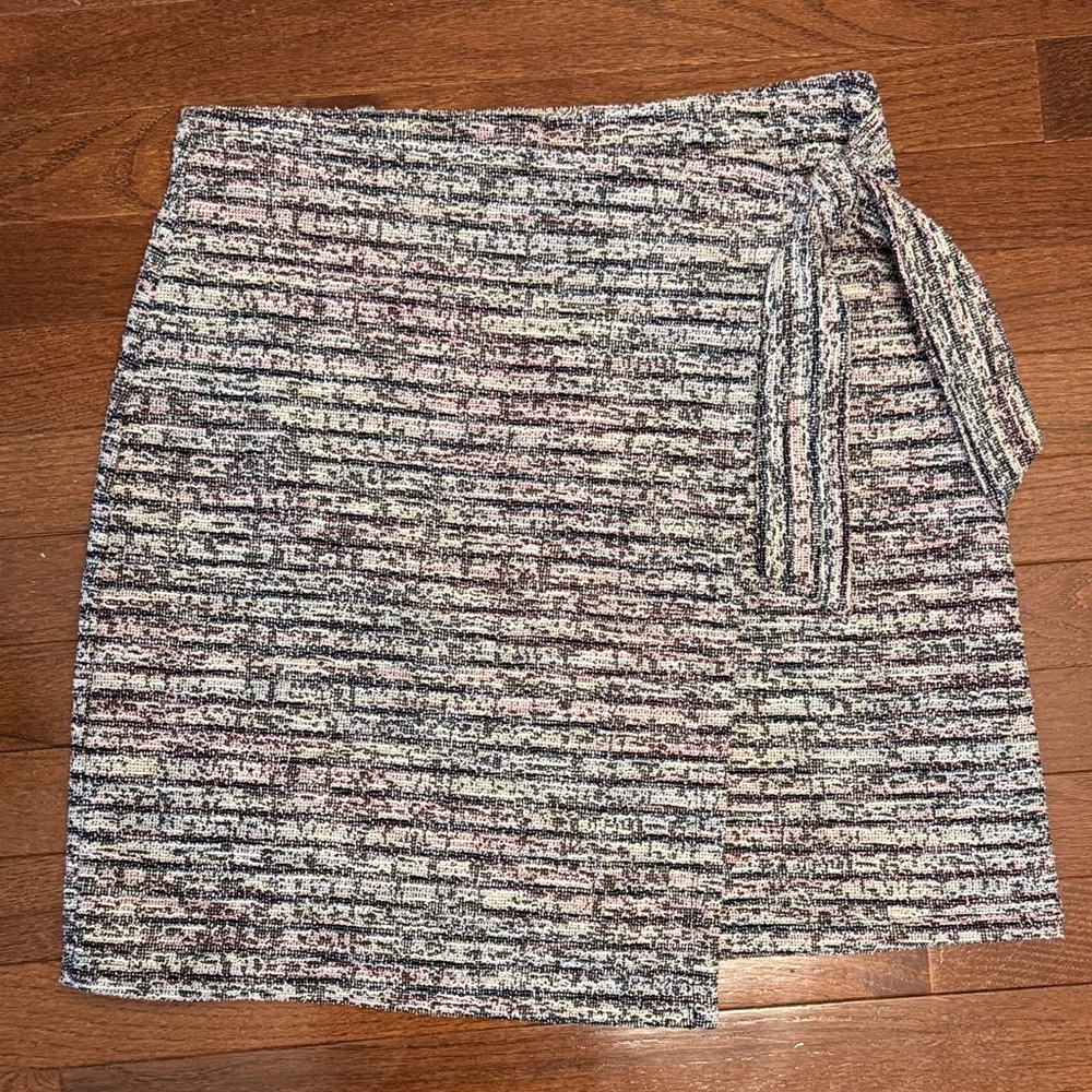 LOFT Multicolor Tweed Skirt